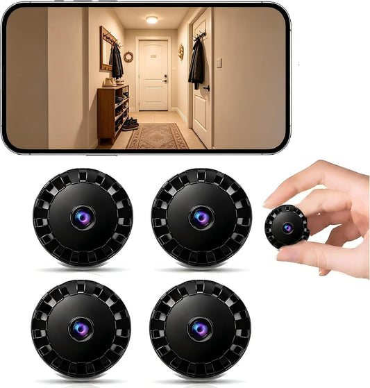 Lot de 4 GADGETO Mini Caméras WiFi