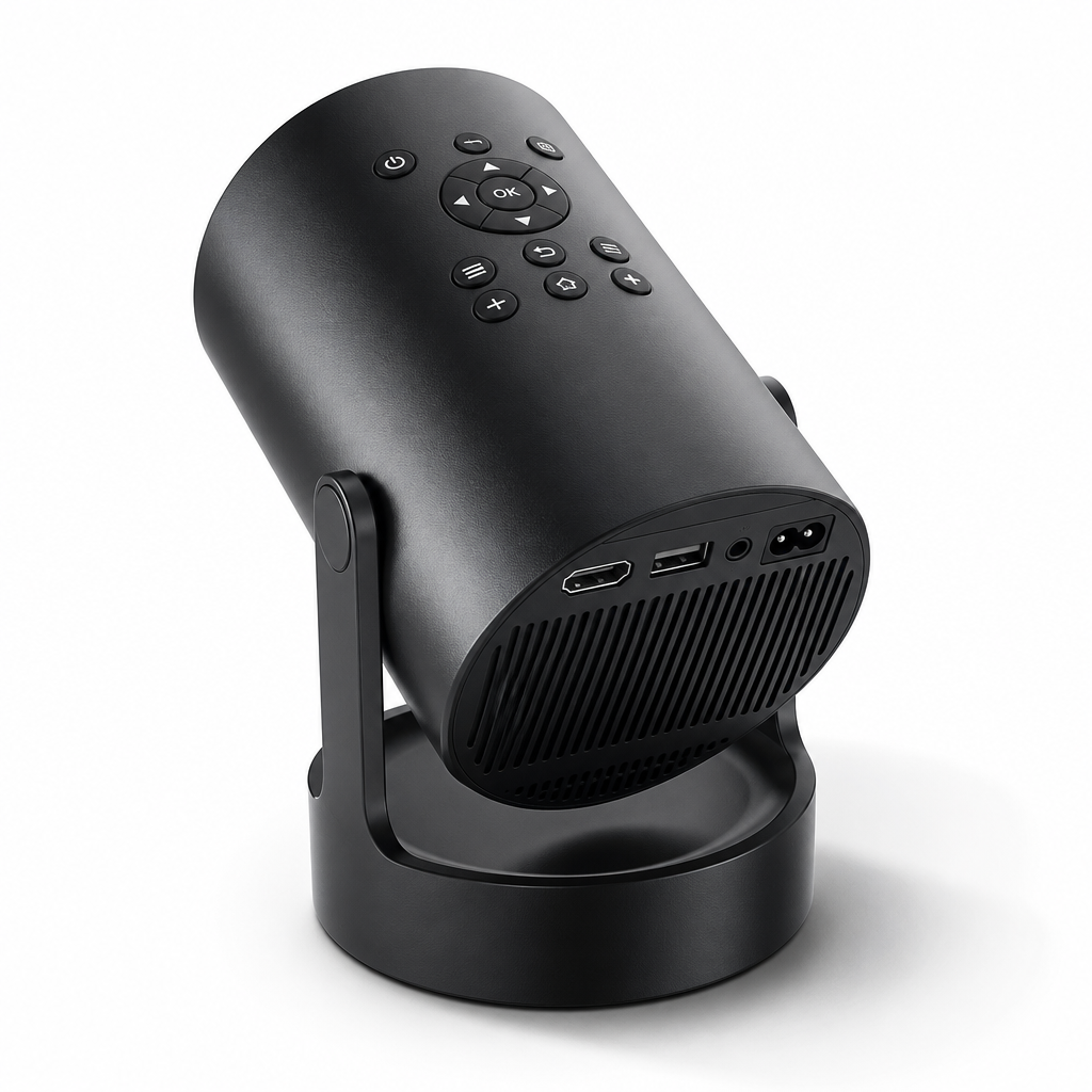 GADGETO Mini Projecteur 4K Connecté