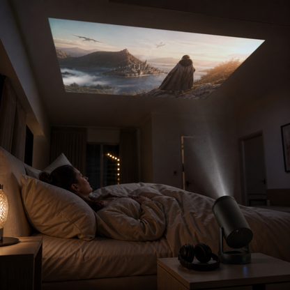 GADGETO Mini Projecteur 4K Connecté