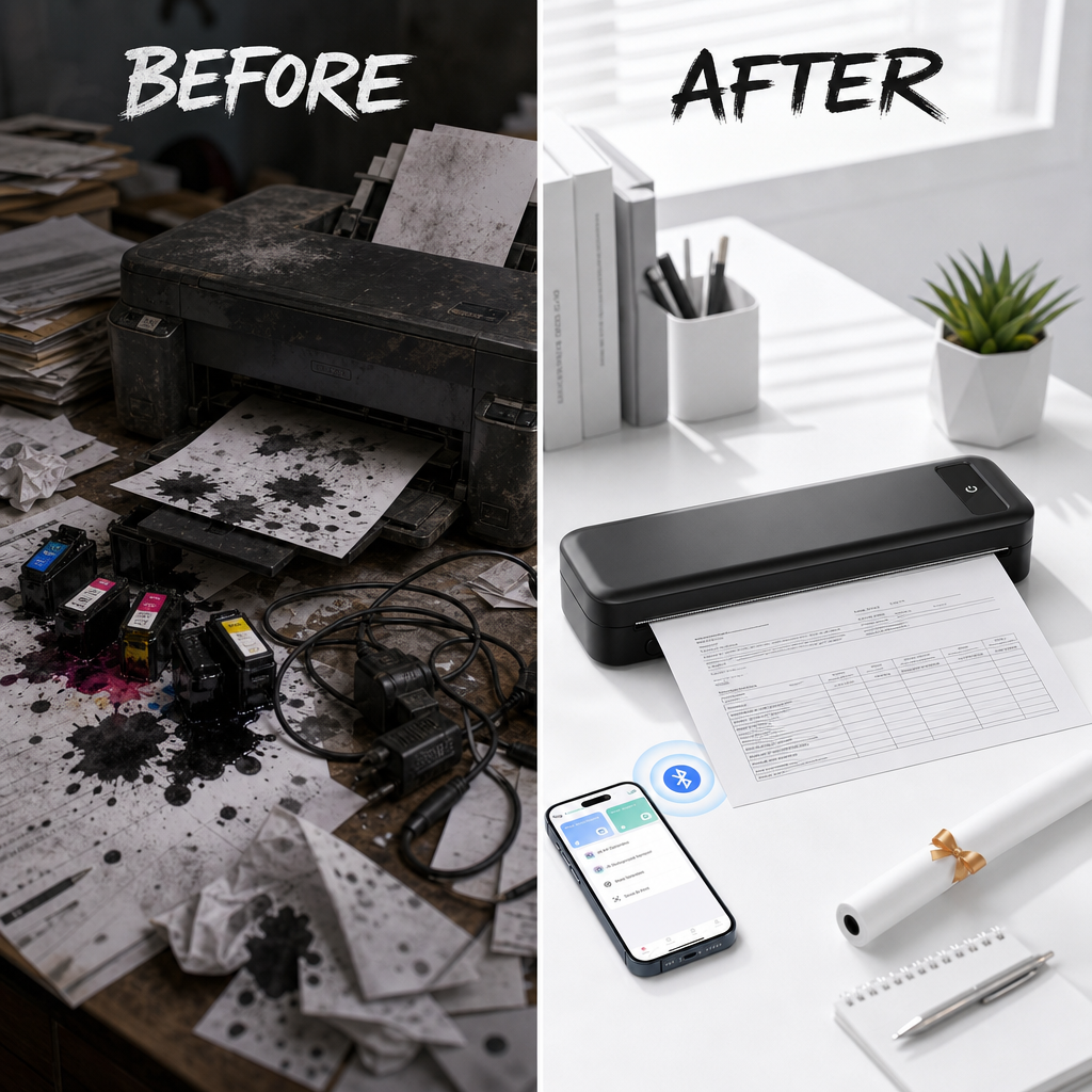 GADGETO Imprimante Sans Encre