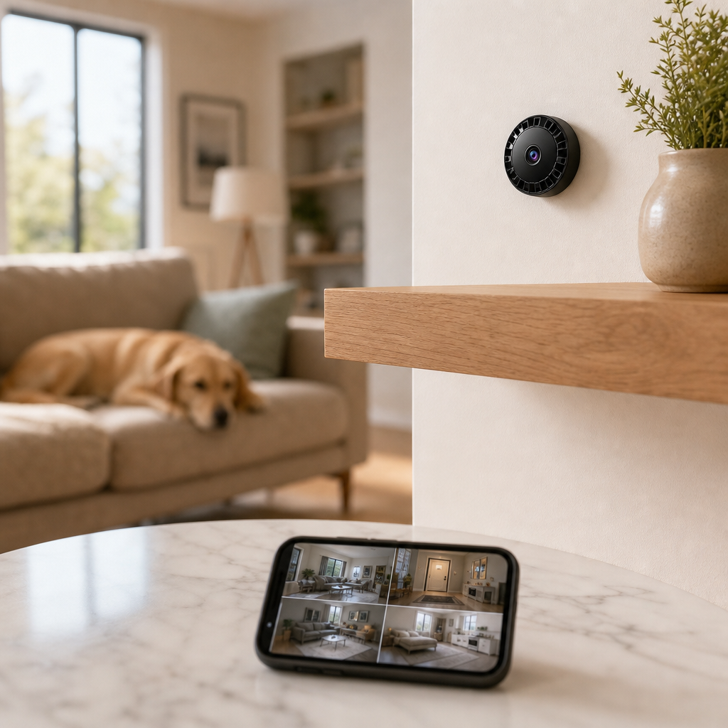 Lot de 4 GADGETO Mini Caméras WiFi